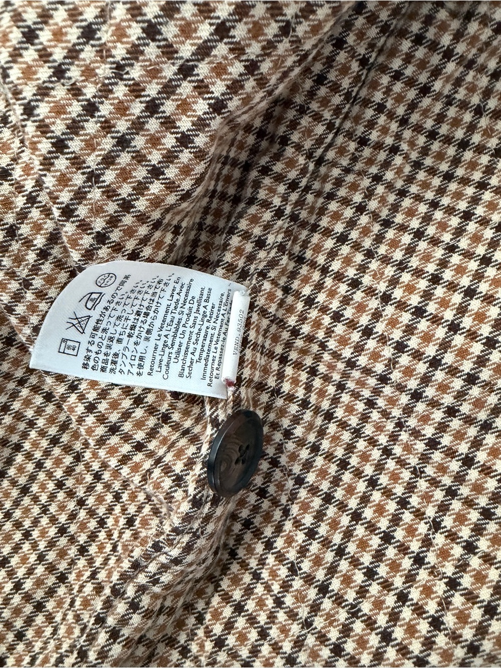 Eddie Bauer Corduroy Shirt barn Jacket in Dark Brown - Picture 6 of 8